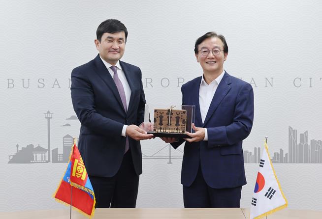 부산시, 수헤 수흐볼드 주한 몽골 대사 접견… 부산-몽골 협력 방안 논의