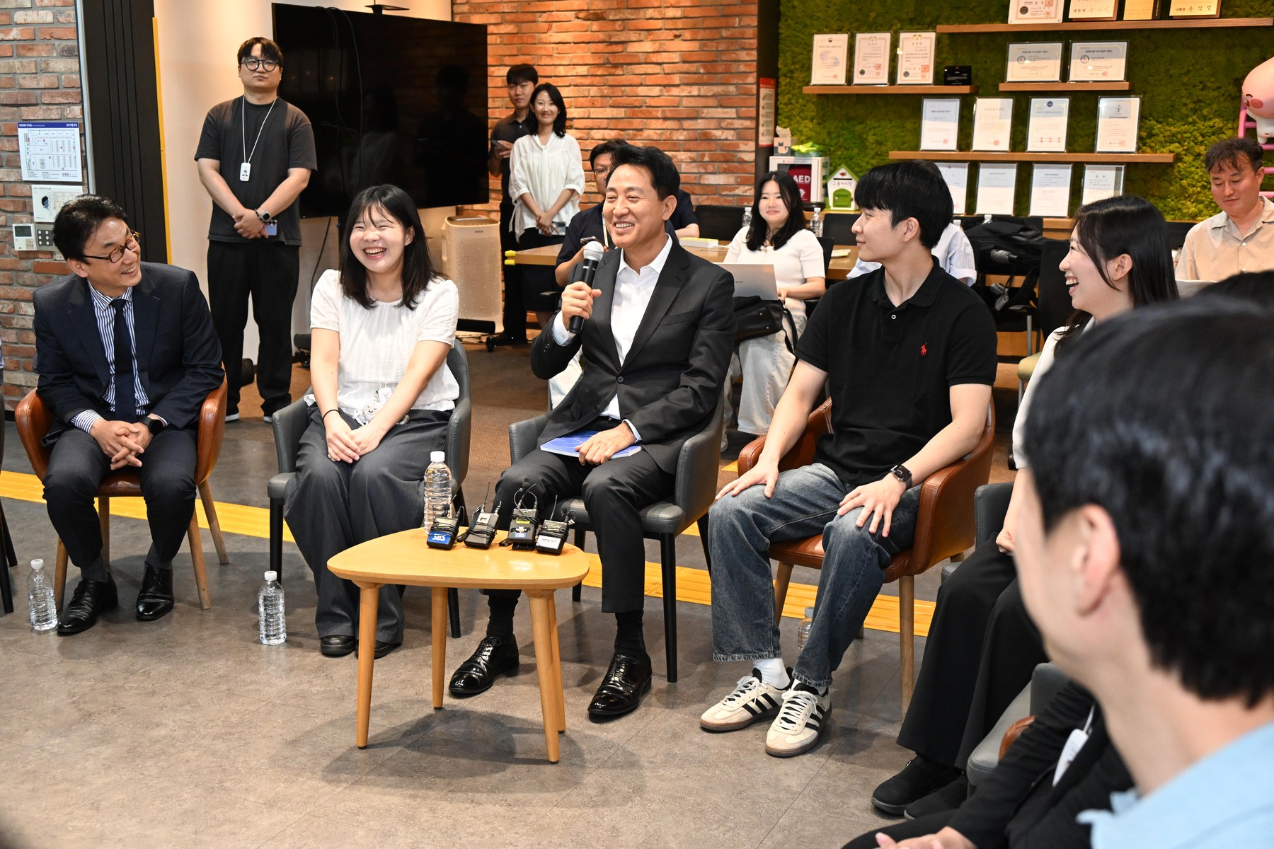 서울 오세훈 시장, 18일 서울영커리언스 인턴십 간담회 참석