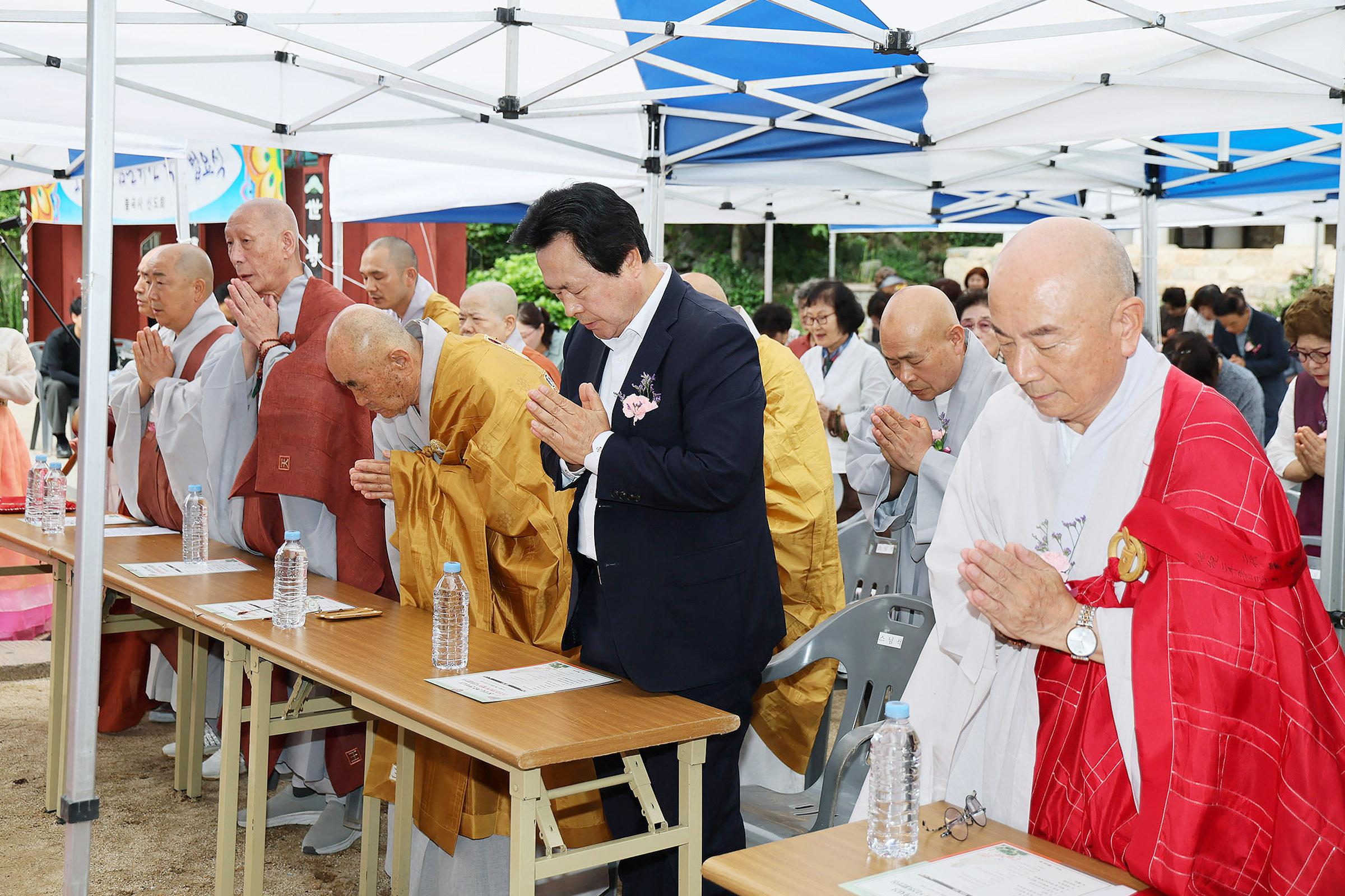 강기윤 창원특례시장, 불곡사 우담문화관 낙성식 찾아 축하