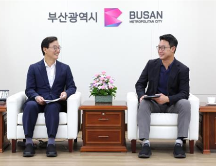 전재수 시장, 이형섭 낙동강유역환경청장 접견