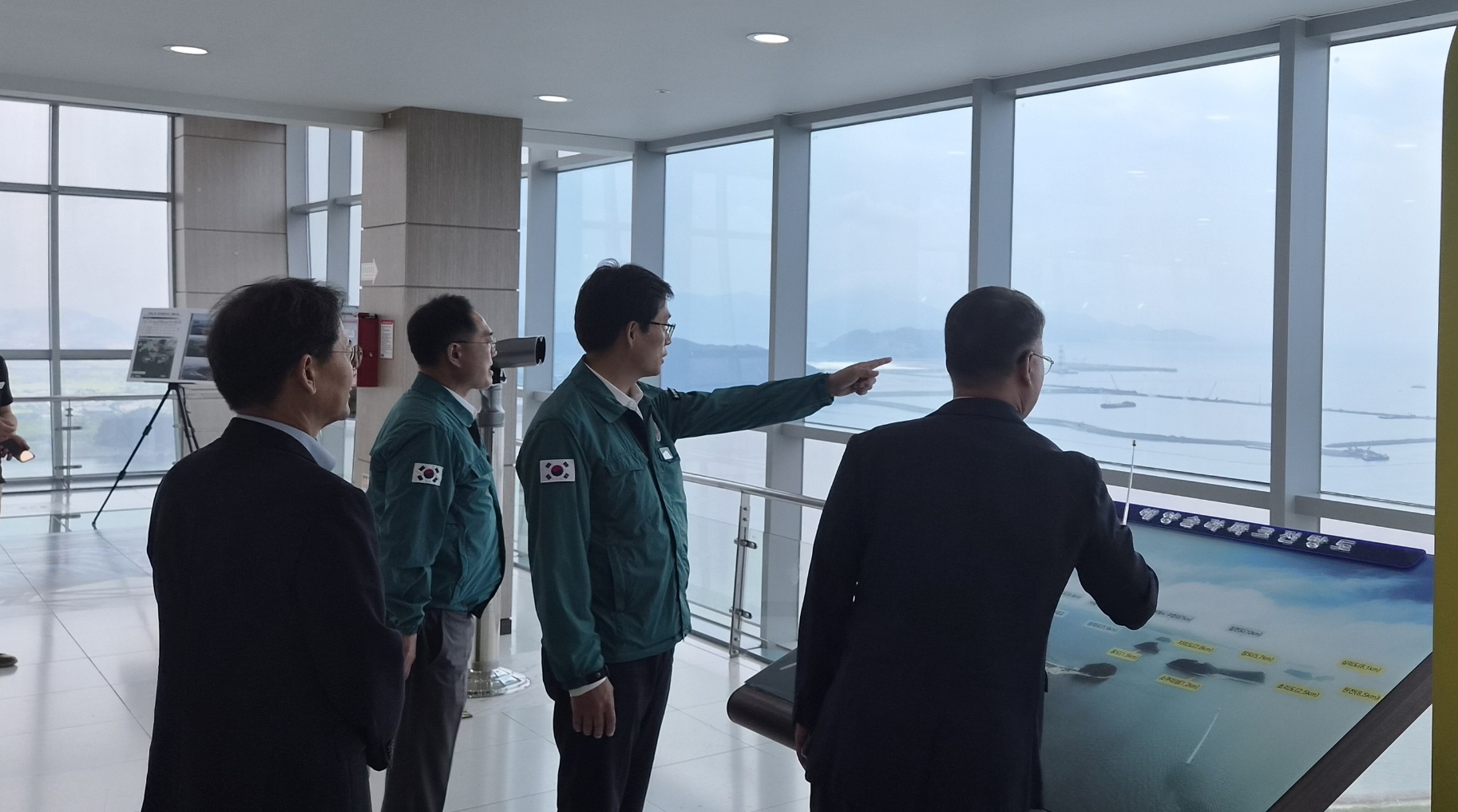 정호원 창원시 제2부시장, 진해신항 등 핵심 현안사업 현장 방문