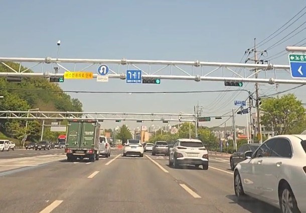 북유성대로 버스전용차로 단속 CCTV 설치