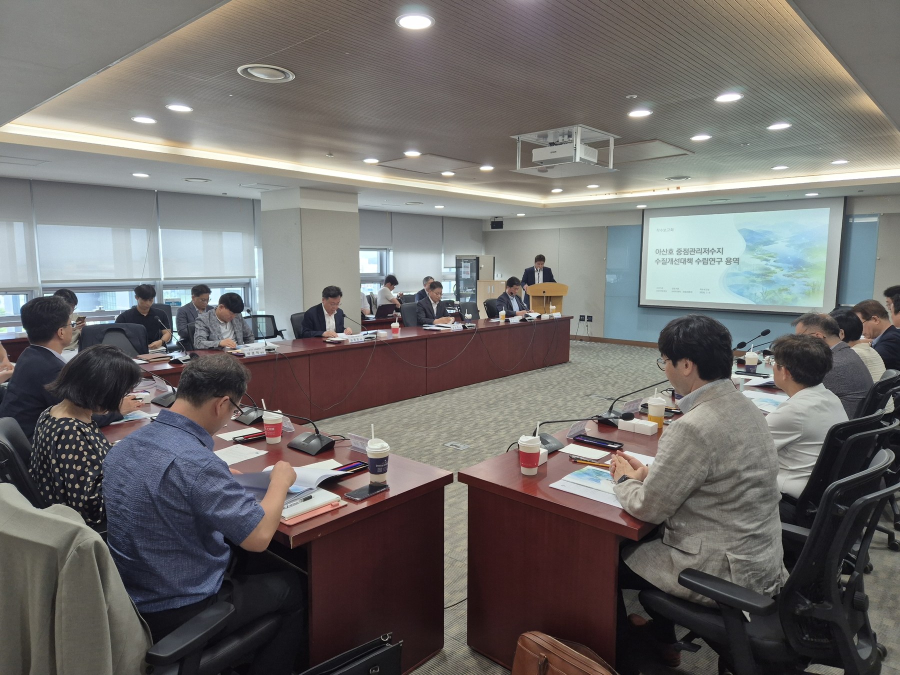 깨끗한 아산호 만든다…수질개선대책 수립 본격 착수