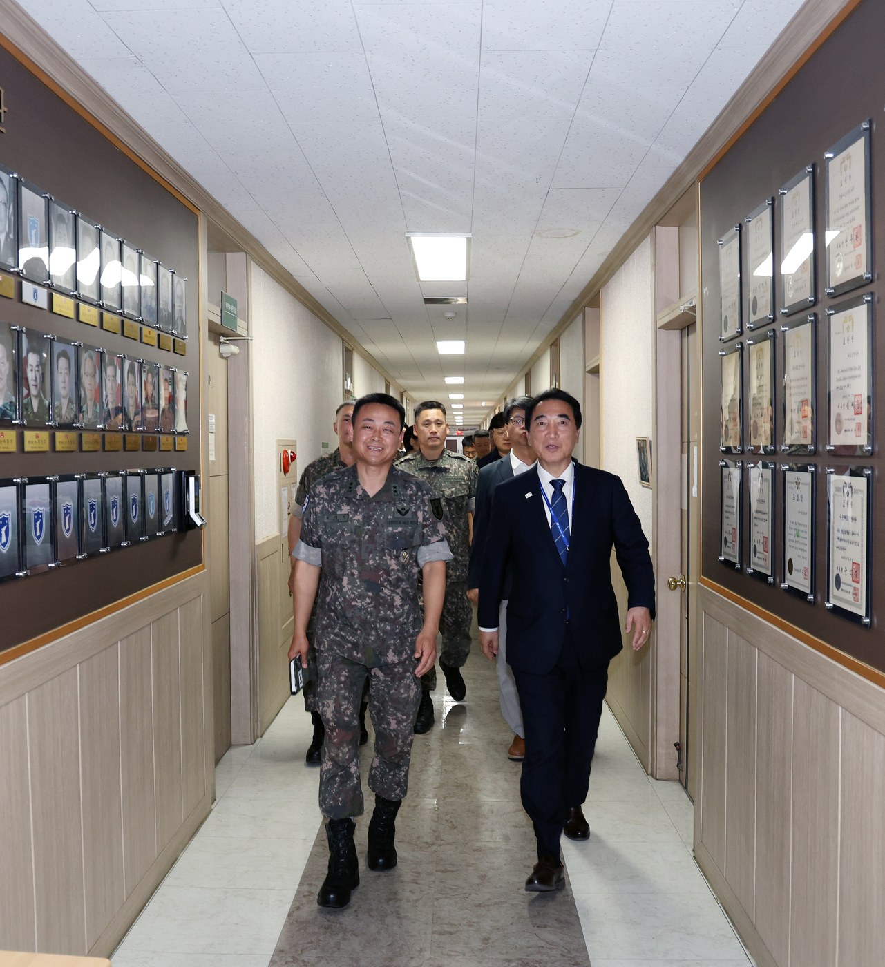 박수현 지사, 육군 제32보병사단 초도방문