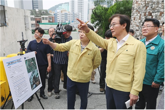 “시민 안전 최우선”… 민선 9기 시민안전 첫 행보, 장마 대비 현장점검 실시