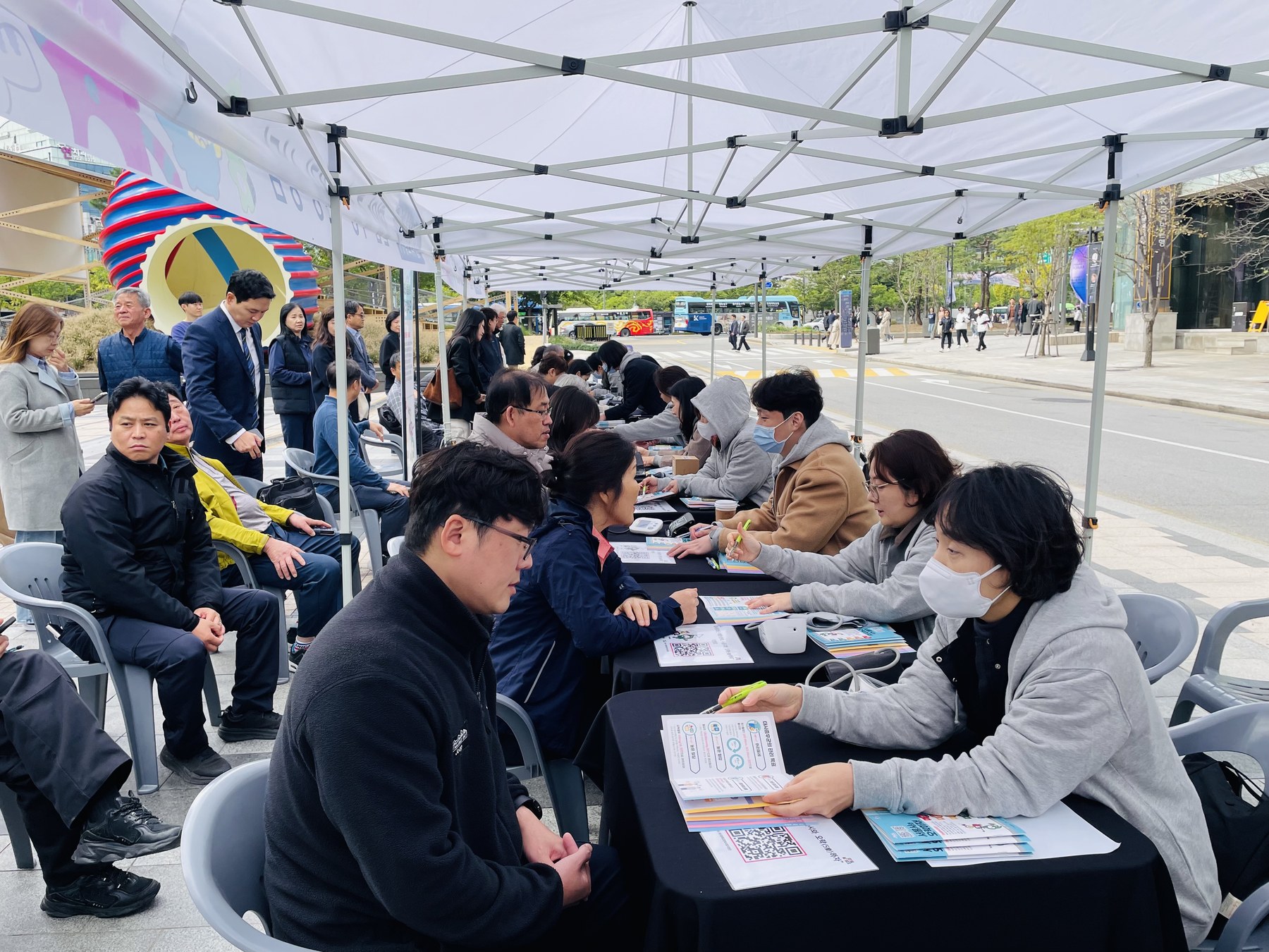 서울시, 청계광장서 대사증후군 예방 캠페인 진행