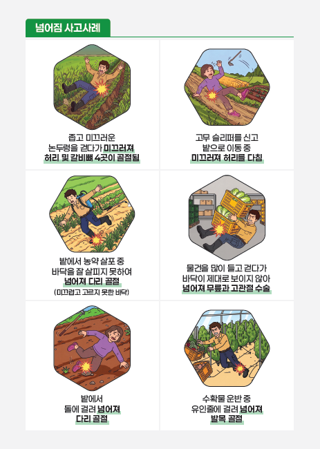 10월 바쁜 수확철, 농작업 재해예방 안전수칙 지켜주세요